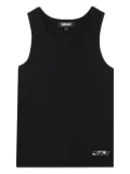 Dkny Kids moiré-effect utility shirt - Black