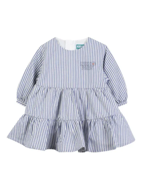 Kenzo Kids striped tiered dress
