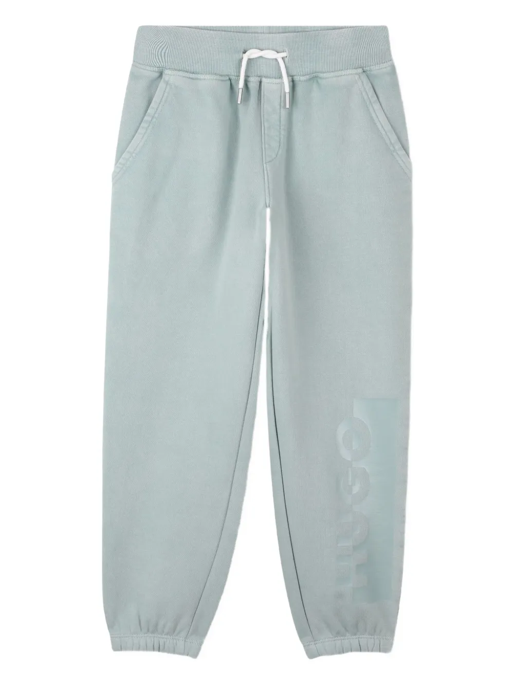 HUGO KIDS Joggingbroek met logoprint Blauw