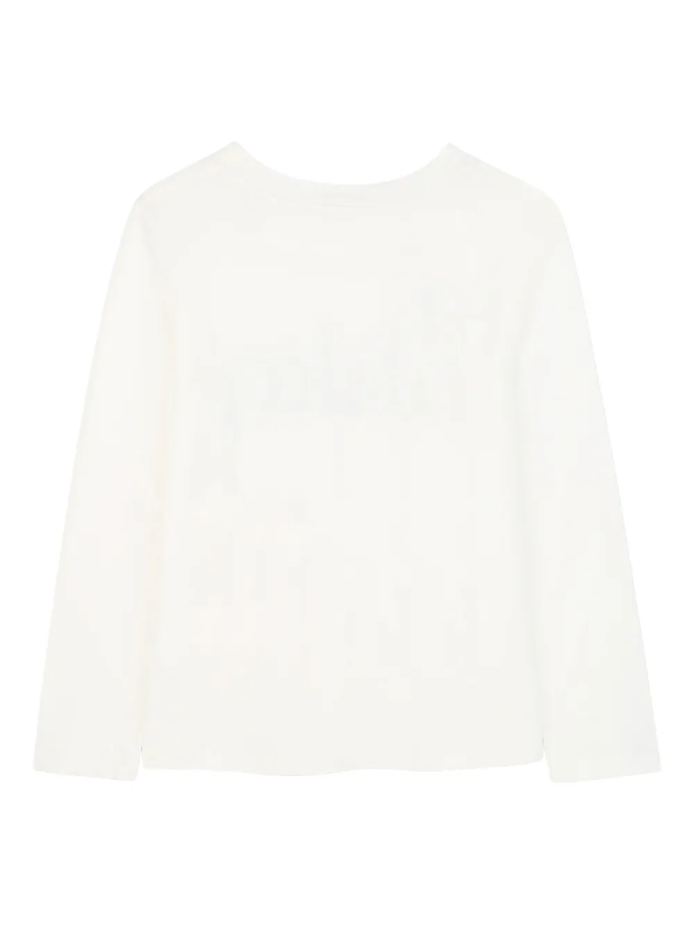 Chloé Kids T-shirt met logoprint Wit