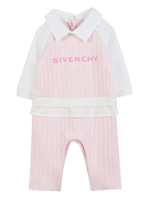 Givenchy Kids ribbed romper
