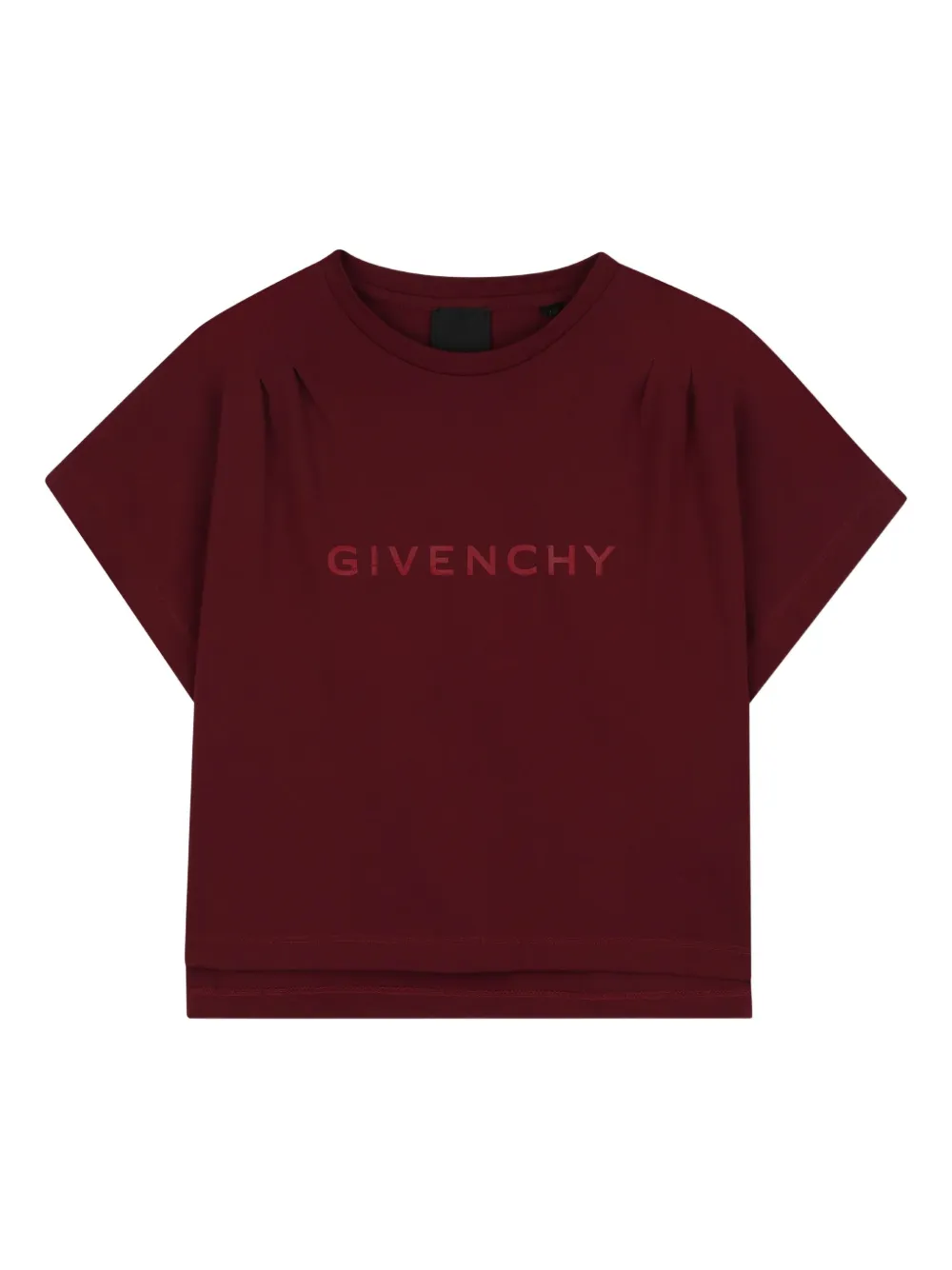 Givenchy Kids T-shirt verfraaid met logo Rood