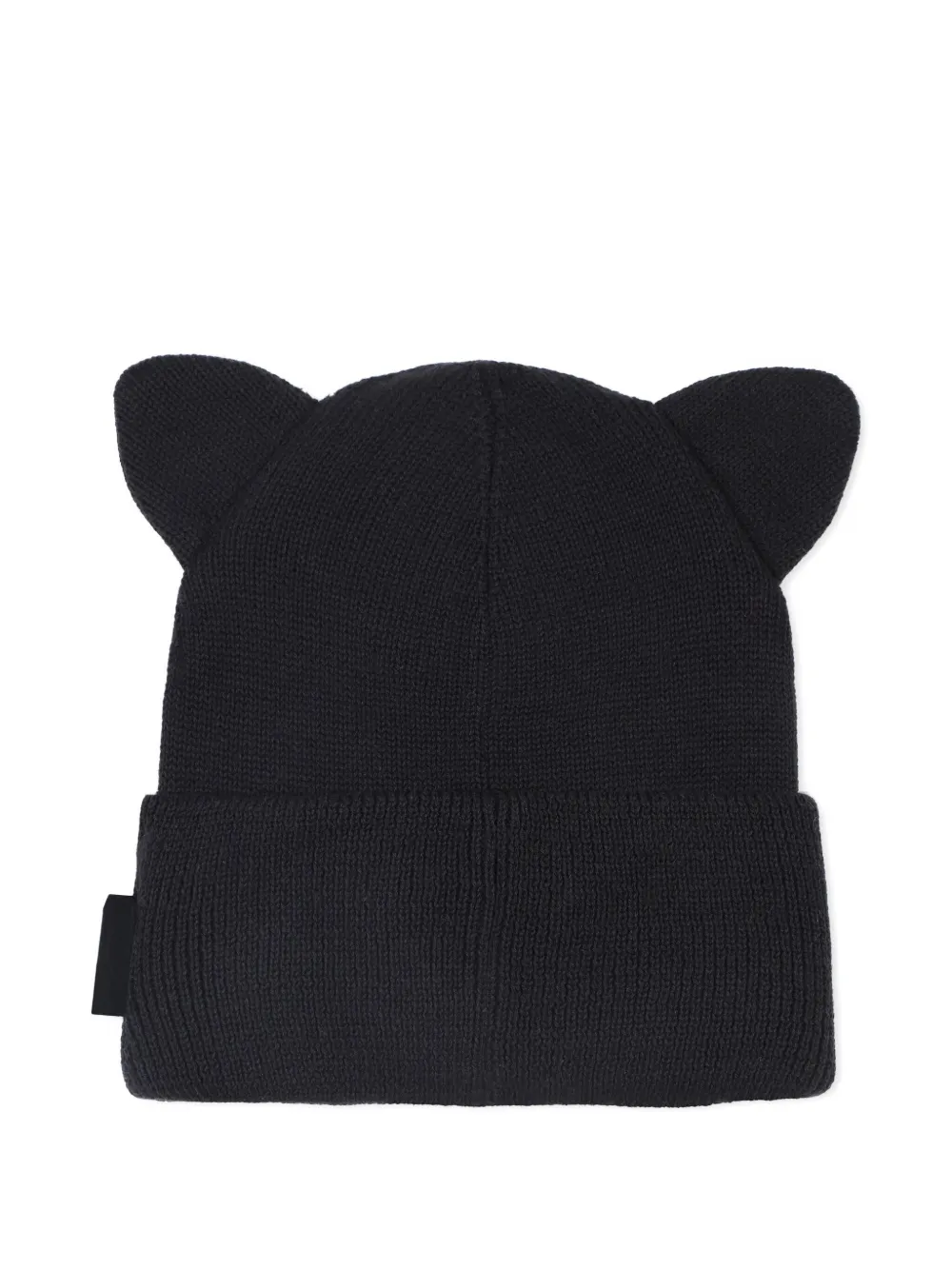 Karl Lagerfeld Kids Muts met dierenoren en logo-applicatie - Zwart