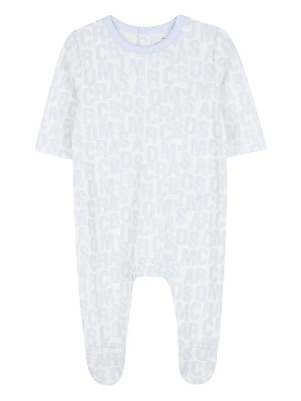 Marc Jacobs Kids Drie rompers met logoprint Blauw