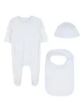 Marc Jacobs Kids logo-print babygrow set (set of three) - Blue