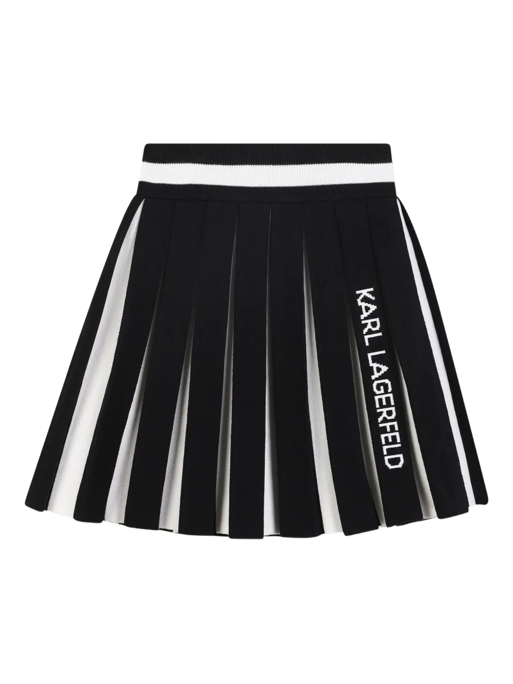 Karl Lagerfeld Kids Mini-plooirok Zwart