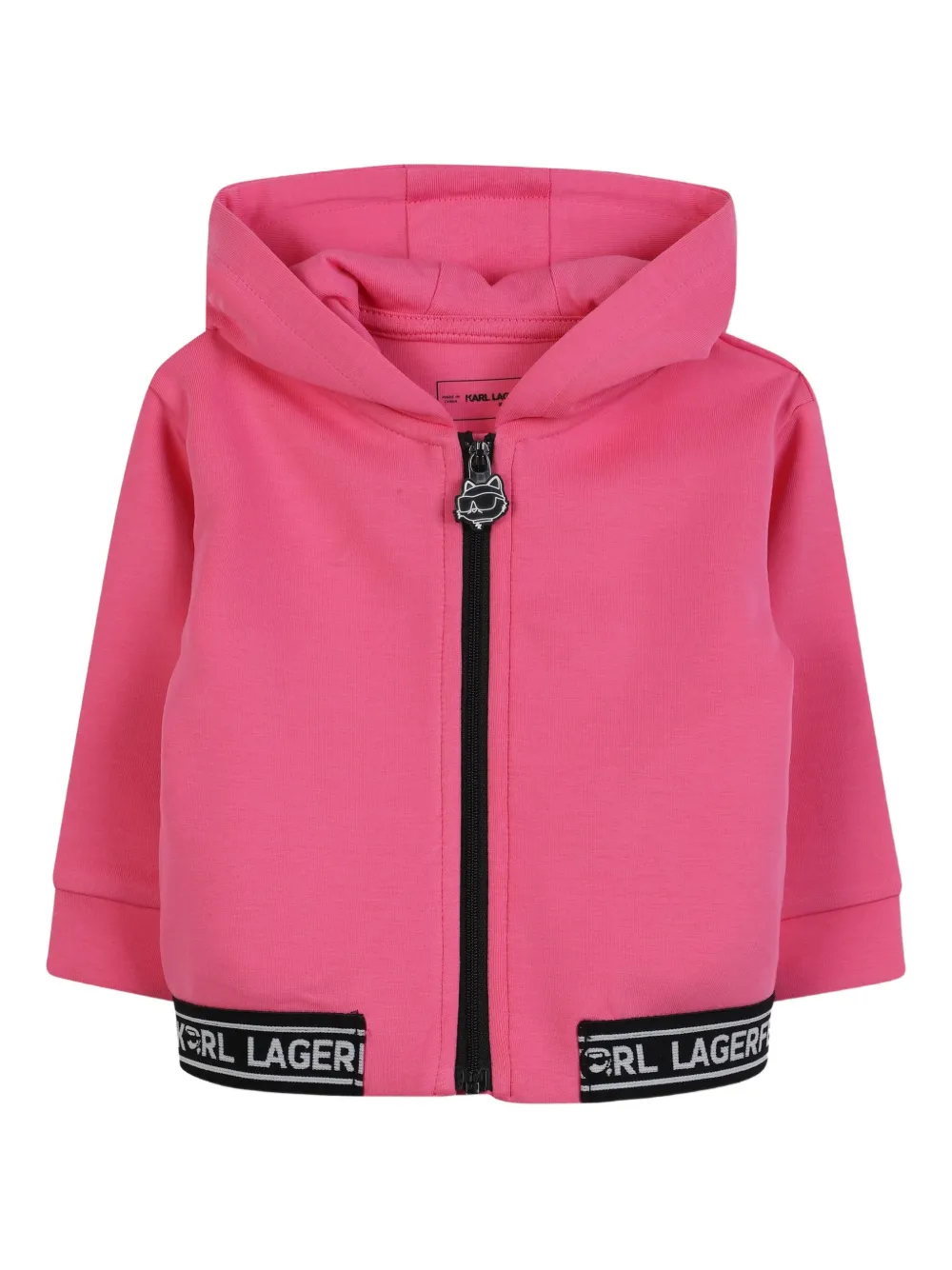 Karl Lagerfeld Kids Trainingspak met logoband Roze