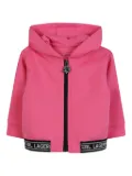 Karl Lagerfeld Kids logo-waistband tracksuit (set of three) - Pink