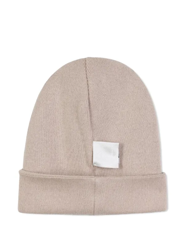 Givenchy Kids logo-embroidered Beanie Hat | Neutrals | FARFETCH
