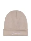 Givenchy Kids logo-embroidered beanie hat - Neutrals