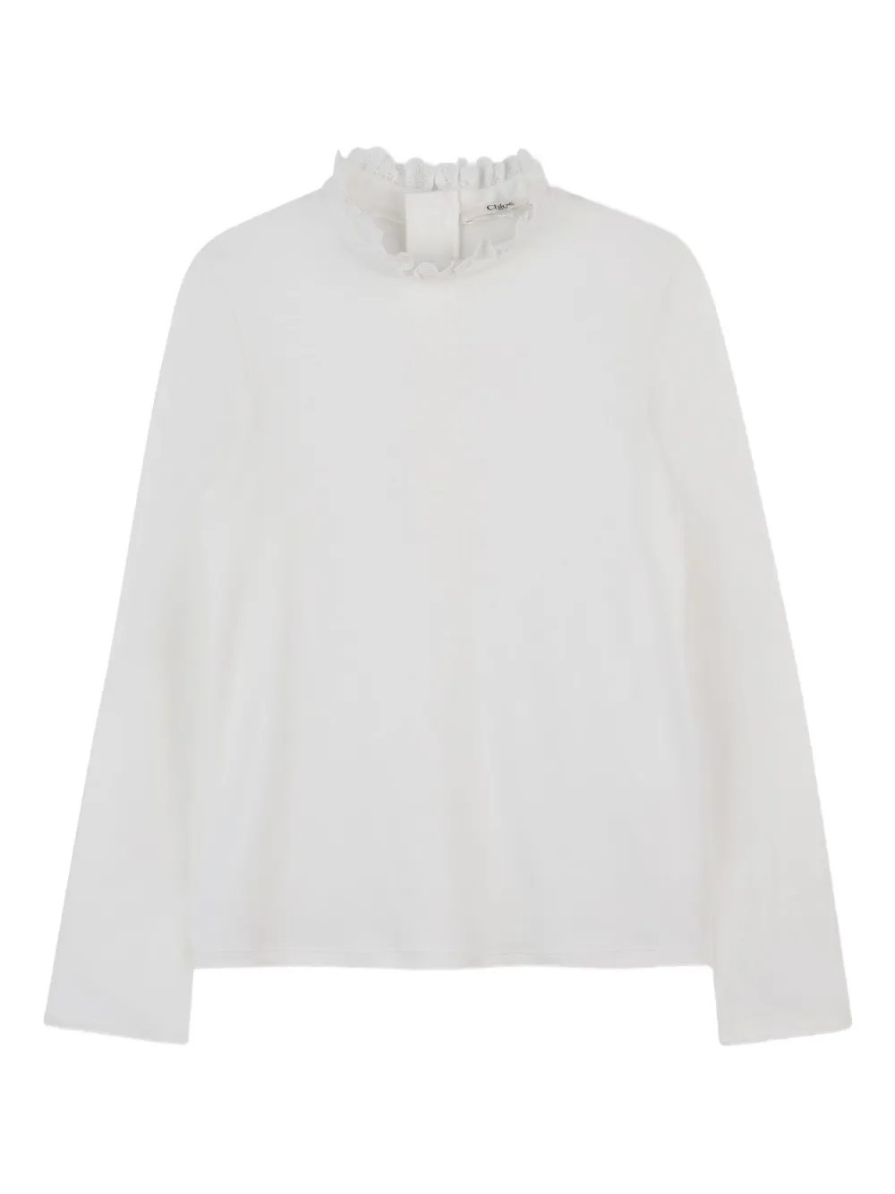 Chloé Frilled High-neck Top