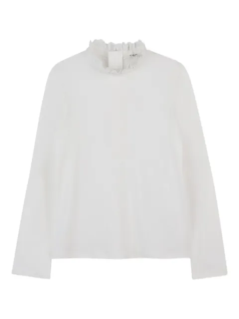 Chloé Kids frilled high-neck top