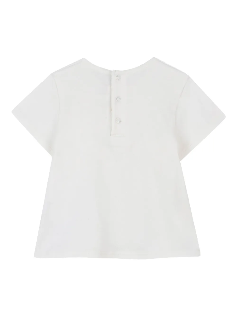 Chloé Kids Verfraaid T-shirt Wit