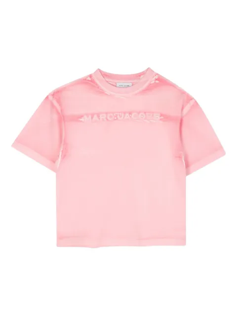 Marc Jacobs Kids logo-embroidered short-sleeve T-shirt