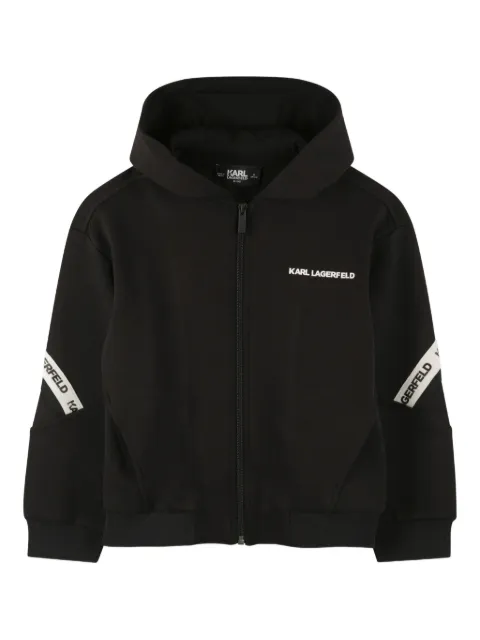 Karl Lagerfeld Kids logo-tape hoodie