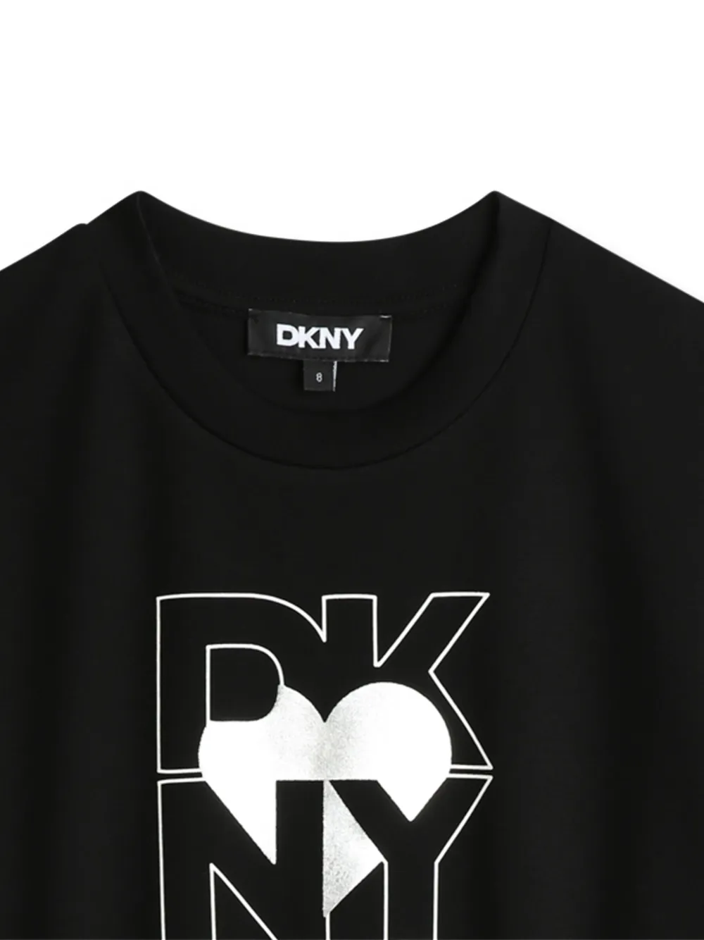 Dkny Kids Jurk met logoprint Zwart