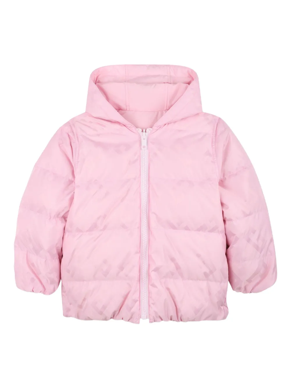 Givenchy Kids Donsjack met geborduurd logo Roze