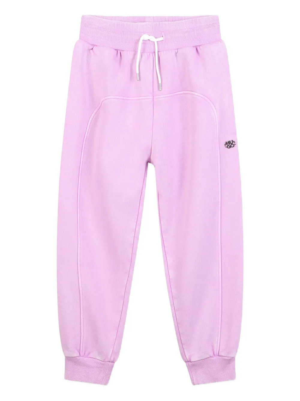 HUGO KIDS Jersey trainingsbroek Paars