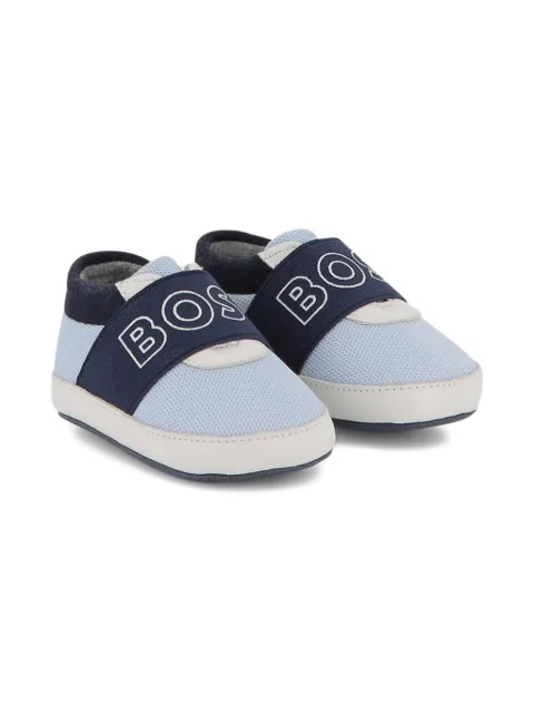 BOSS Kidswear elasticated-strap pre-walkers