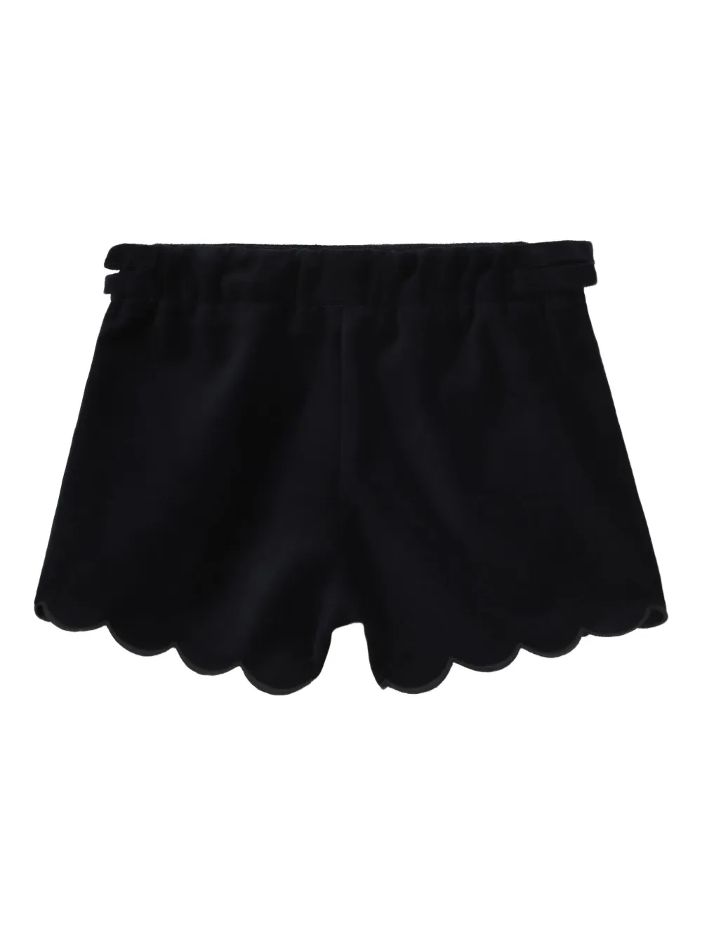 Chloé Kids Top en shorts met gewelfde afwerking Zwart