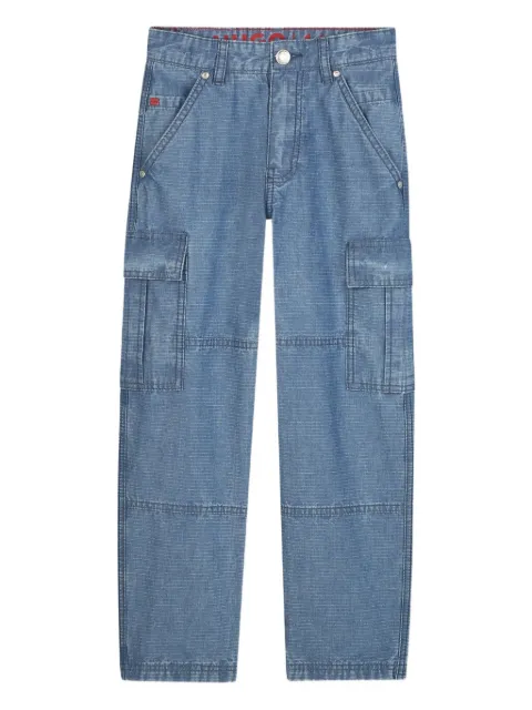 HUGO KIDS cotton cargo jeans