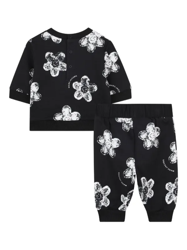 Marc Jacobs Kids floral-print Tracksuit | Black | FARFETCH