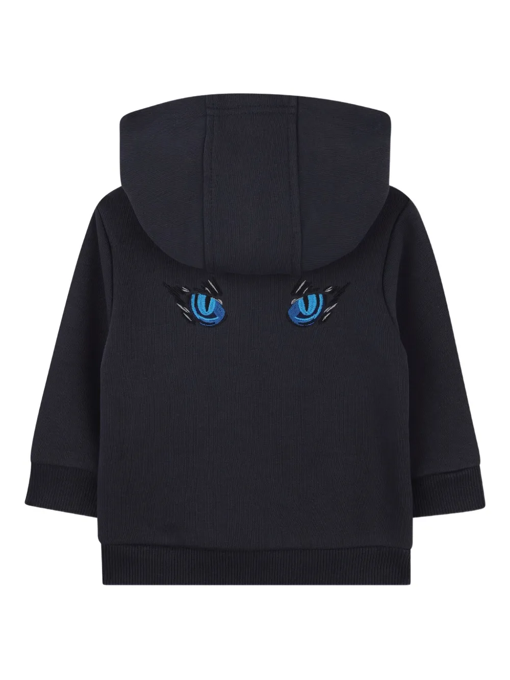 Givenchy Kids Hoodie met borduurwerk Blauw