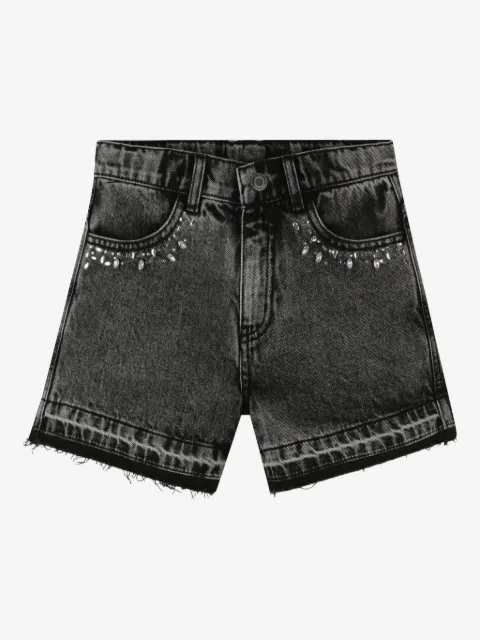 Marc Jacobs Kids shorts de mezclilla con detalles