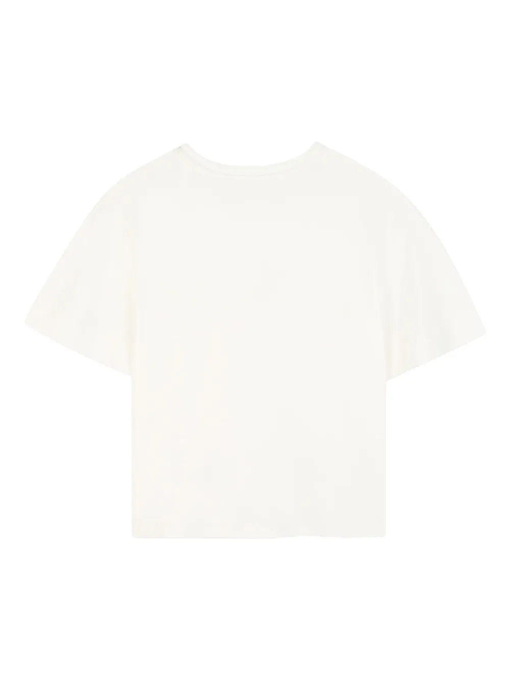 Chloé Kids T-shirt met geborduurd logo Wit