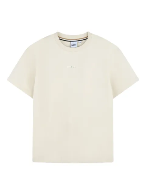 BOSS Kidswear logo-embossed T-shirt