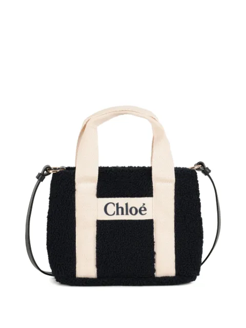 Chloé Kids شنطة كتف بتصميم تيدي