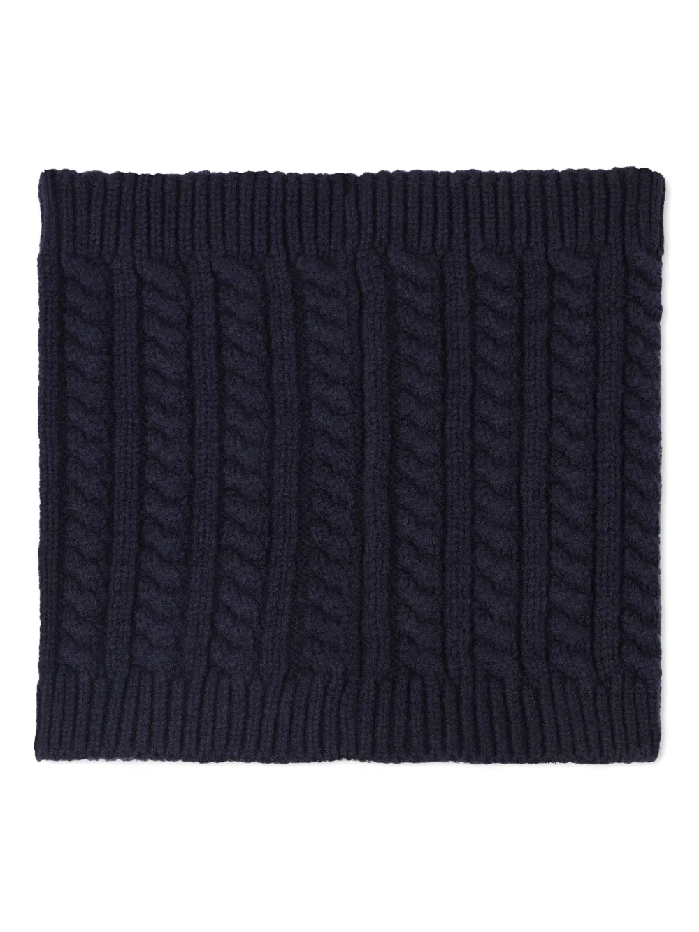 BOSS Kidswear Kabelgebreide nekwarmer Blauw