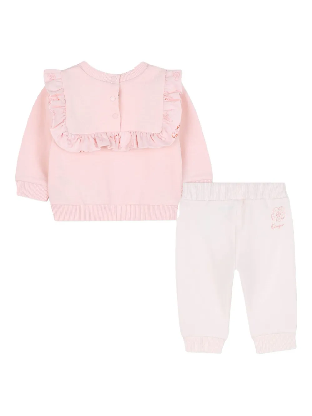 Kenzo Kids Top en legging met ruches Roze