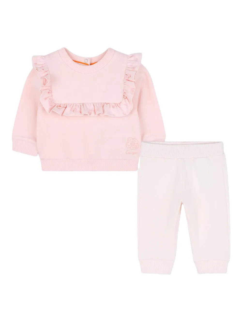 Kenzo Kids Top en legging met ruches Roze