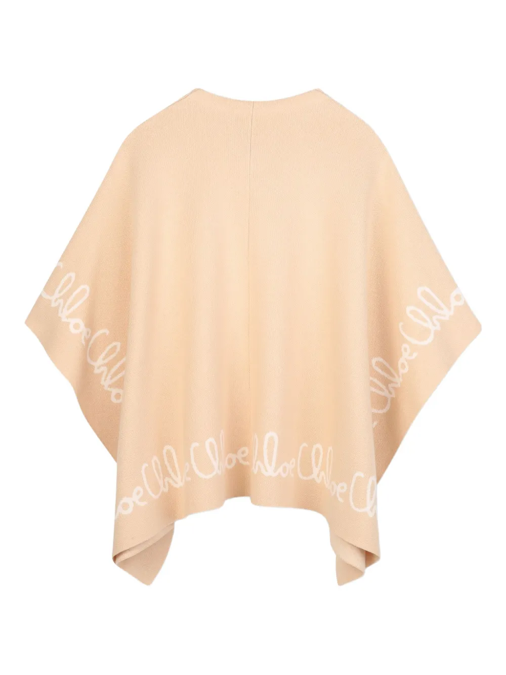 Chloé Kids Pet met geborduurd logo Beige