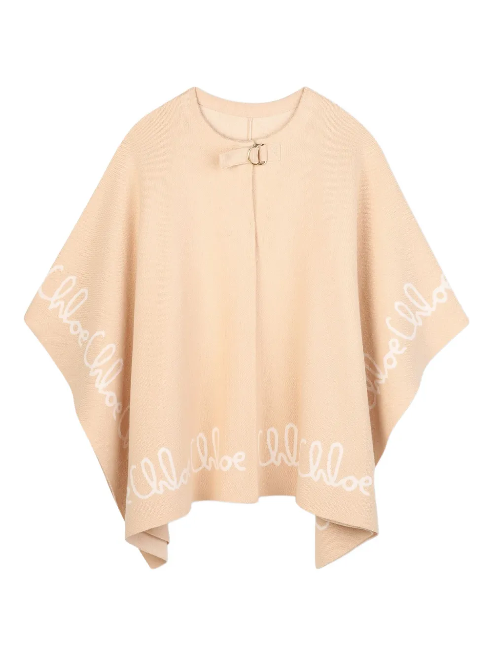 Chloé Kids Pet met geborduurd logo Beige