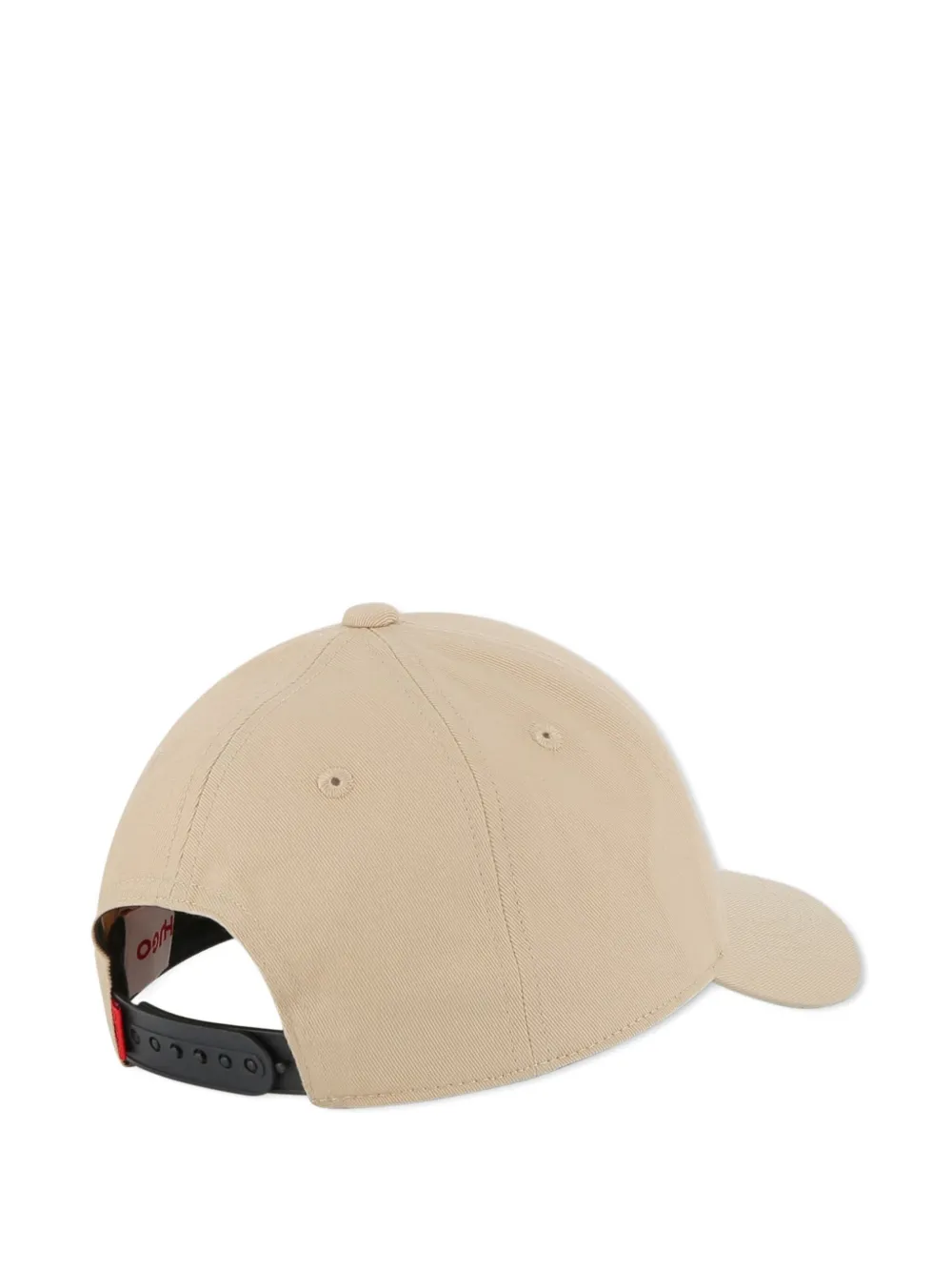 HUGO KIDS Pet met geborduurd logo Beige