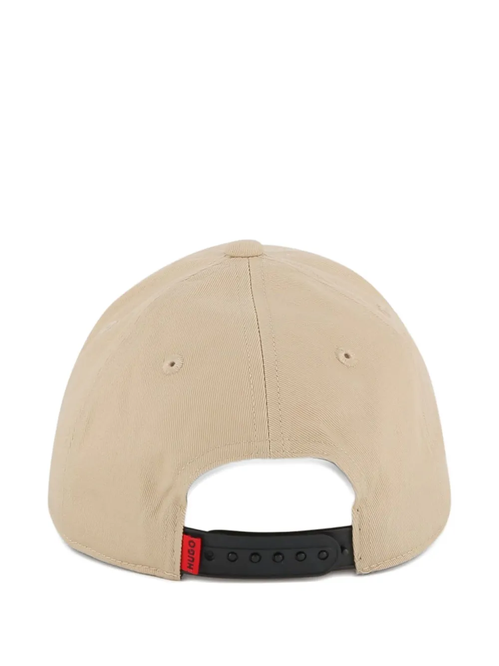 HUGO KIDS Pet met geborduurd logo Beige