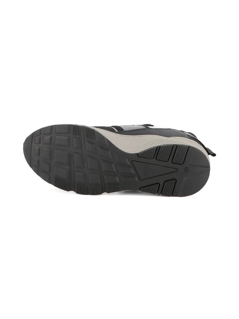 BOSS Kidswear mesh-panel slip-on sneakers Black