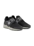 BOSS Kidswear mesh-panel slip-on sneakers - Black