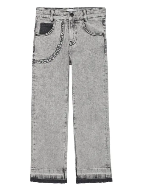 Marc Jacobs Kids Calça jeans com estampa de logo
