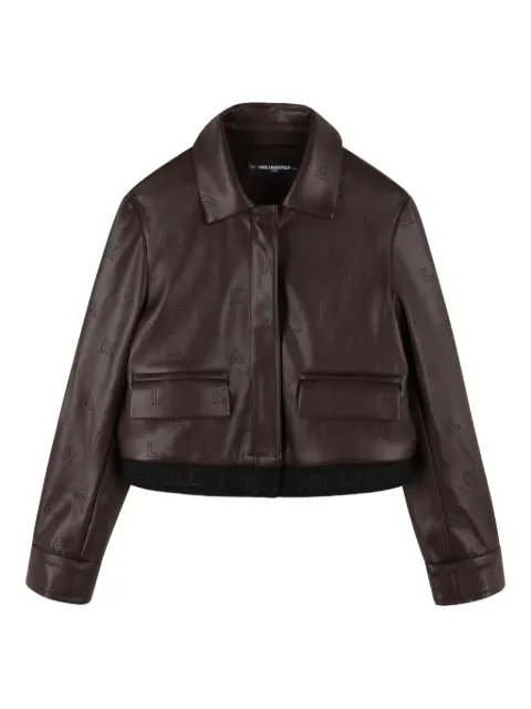 Karl Lagerfeld Kids logo-embossed jacket