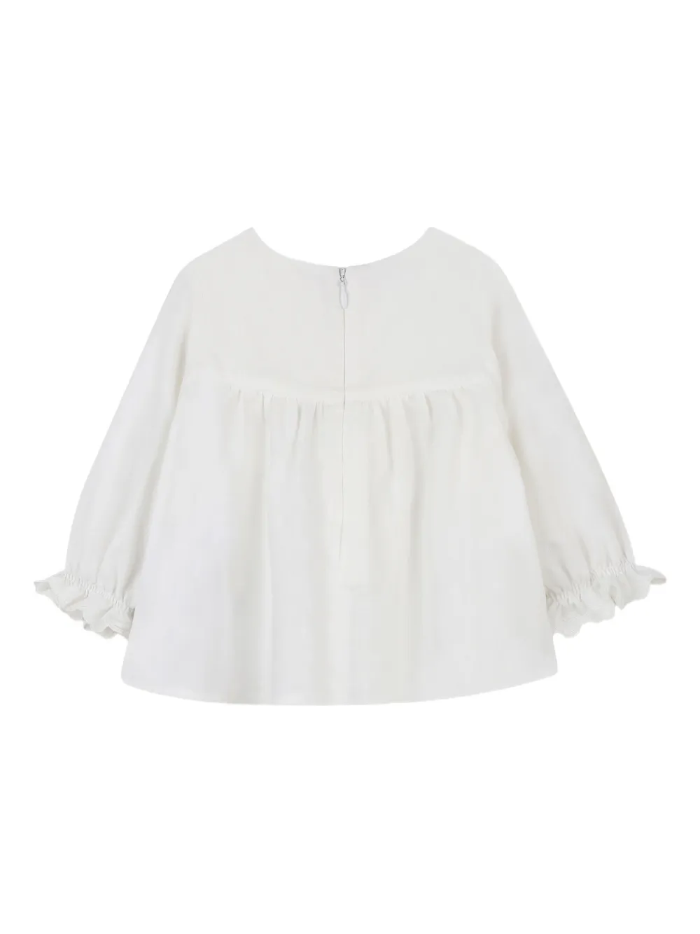 Chloé Kids Shirt met ruches Wit