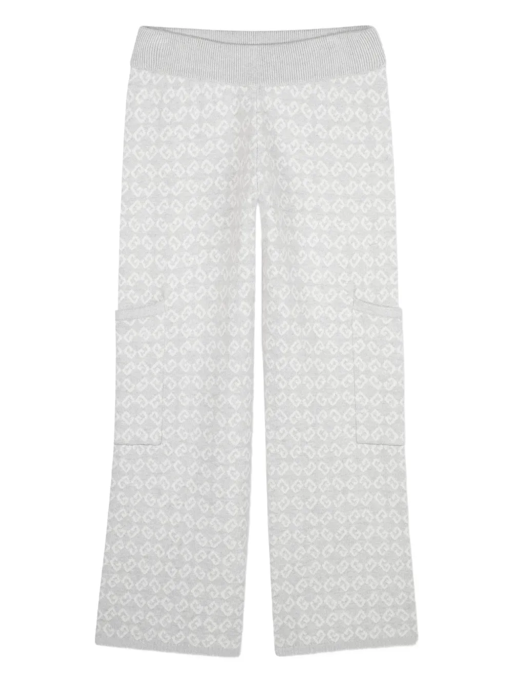 Givenchy Kids Broek met logopatroon Grijs