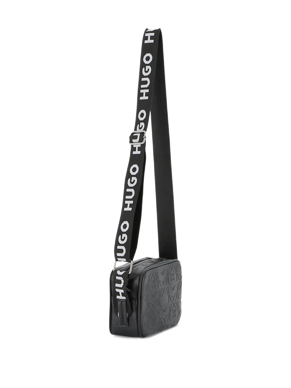 HUGO KIDS Crossbodytas met reliëf Zwart
