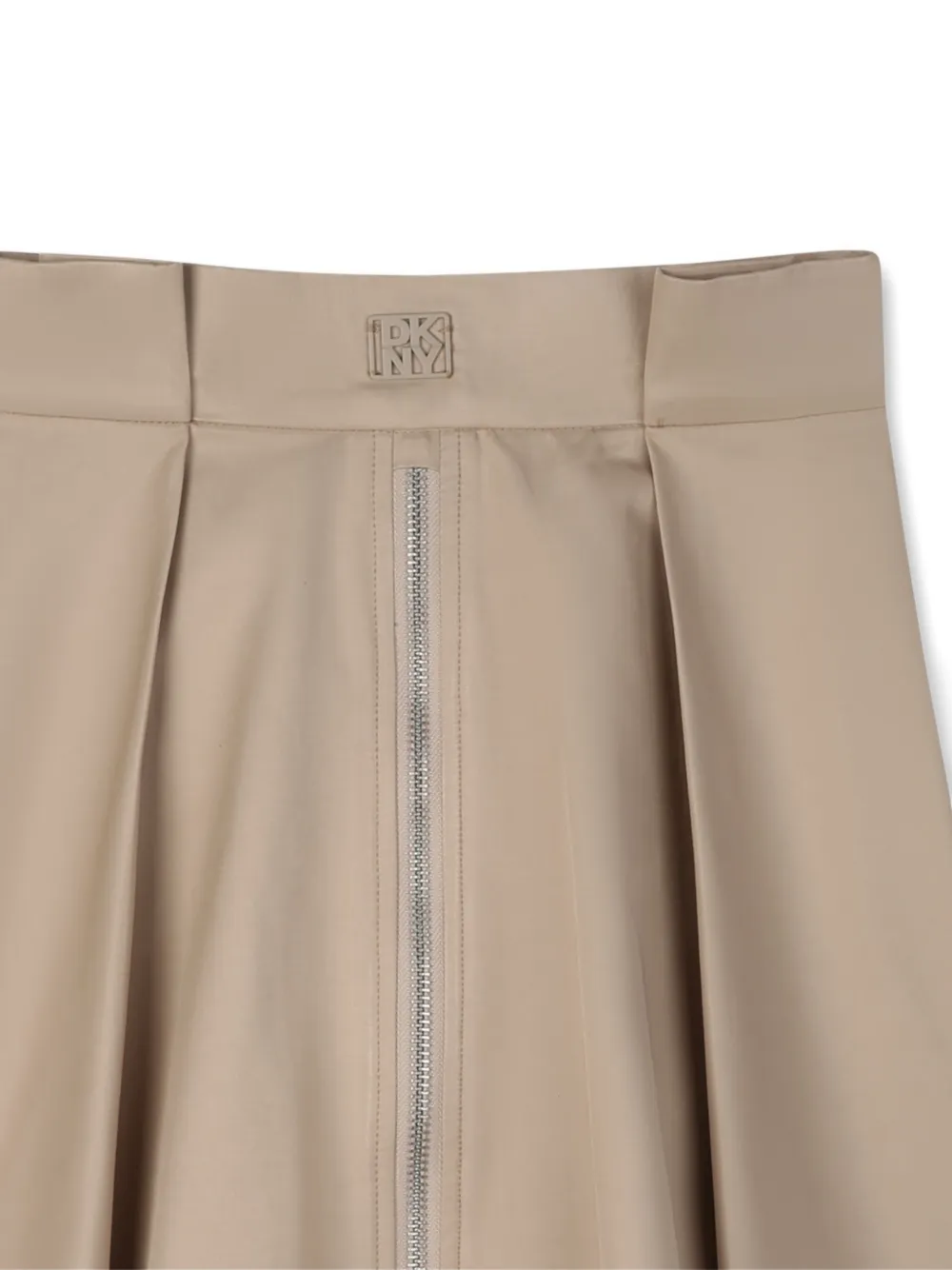 Dkny Kids Plooirok met A-lijn Beige