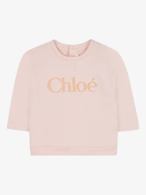 Chloé Kids T-shirt med logotryk