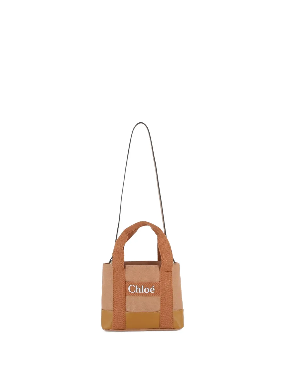 Chloé Kids' Logo-print Canvas Tote Bag