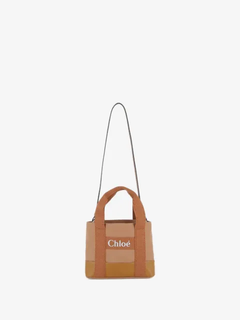 Chloé Kids panelled tote bag