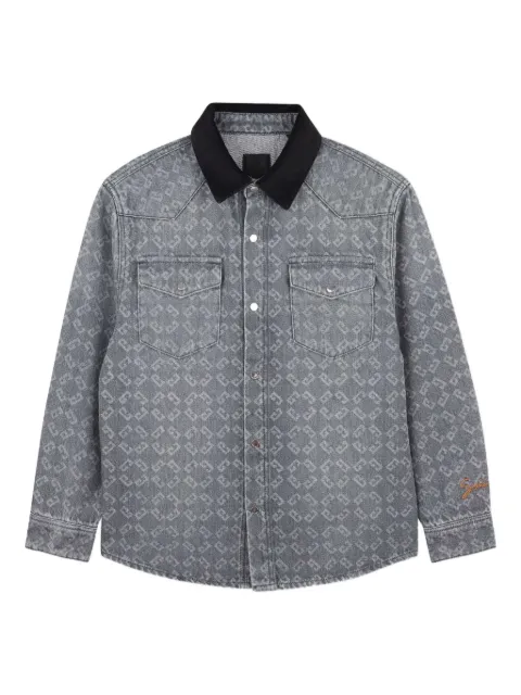 Givenchy Kids monogram denim shirt